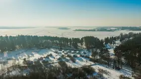 Piękny Brzeg i Leśna Przystań z drona, zima 2026 r. - zdjęcie 33