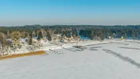 Piękny Brzeg i Leśna Przystań z drona, zima 2026 r. - zdjęcie 19