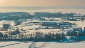 Piękny Brzeg i Leśna Przystań z drona, zima 2026 r. - zdjęcie 26