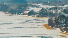 Piękny Brzeg i Leśna Przystań z drona, zima 2026 r. - zdjęcie 20