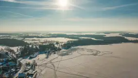 Jezioro Śniardwy i Marina Śniardwy, wersja zimowa, styczeń 2026 r. - zdjęcie 5