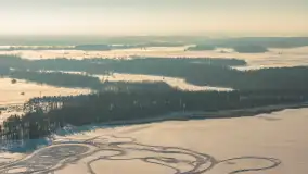 Jezioro Śniardwy i Marina Śniardwy, wersja zimowa, styczeń 2026 r. - zdjęcie 21