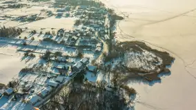 Jezioro Śniardwy i Marina Śniardwy, wersja zimowa, styczeń 2026 r. - zdjęcie 7