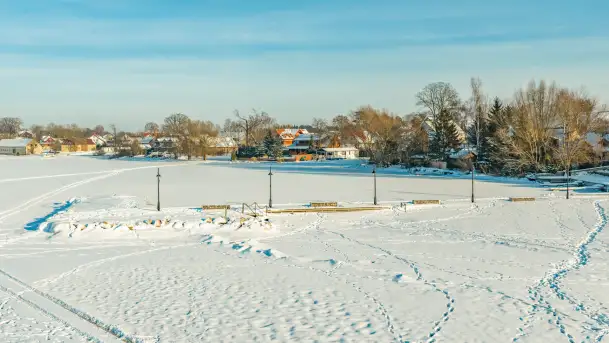 Jezioro Śniardwy i Marina Śniardwy, wersja zimowa, styczeń 2026 r. - zdjęcie 11