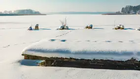 Wschodni brzeg jeziora Gołdopiwo, styczeń 2026 r. - zdjęcie 14