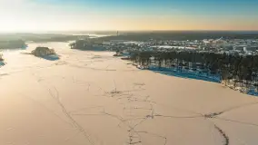 Ruciane-Nida, jezioro Nidzkie i OW Wodnik zimą, styczeń 2026 r. - zdjęcie 24