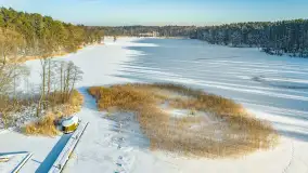Ruciane-Nida, jezioro Nidzkie i OW Wodnik zimą, styczeń 2026 r. - zdjęcie 13