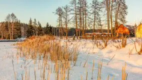 Zachód słońca nad jeziorem Bełdany, luty 2026 r. - zdjęcie 24
