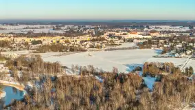 Jezioro Mamry, Węgorzewo i okolice z drona, styczeń 2026 r. - zdjęcie 29