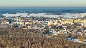 Jezioro Mamry, Węgorzewo i okolice z drona, styczeń 2026 r. - zdjęcie 19