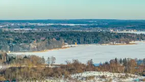 Jezioro Mamry, Węgorzewo i okolice z drona, styczeń 2026 r. - zdjęcie 46