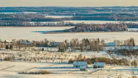 Jezioro Mamry, Węgorzewo i okolice z drona, styczeń 2026 r. - zdjęcie 36