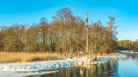 Jezioro Mamry, Węgorzewo i okolice z drona, styczeń 2026 r. - zdjęcie 43