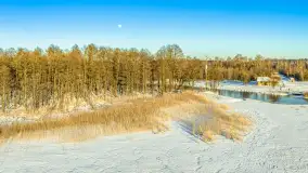 Jezioro Mamry, Węgorzewo i okolice z drona, styczeń 2026 r. - zdjęcie 47