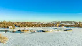 Jezioro Mamry, Węgorzewo i okolice z drona, styczeń 2026 r. - zdjęcie 41