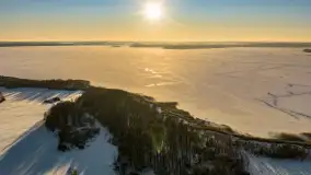 Jezioro Mamry, Węgorzewo i okolice z drona, styczeń 2026 r. - zdjęcie 42