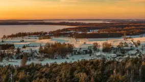 Jezioro Dargin i okolice Nowego Harszu o zachodzie słońca, styczeń 2026 r. - zdjęcie 32