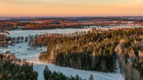Jezioro Dargin i okolice Nowego Harszu o zachodzie słońca, styczeń 2026 r. - zdjęcie 15