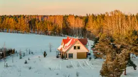 Jezioro Dargin i okolice Nowego Harszu o zachodzie słońca, styczeń 2026 r. - zdjęcie 13