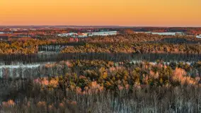 Jezioro Dargin i okolice Nowego Harszu o zachodzie słońca, styczeń 2026 r. - zdjęcie 3