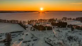 Jezioro Dargin i okolice Nowego Harszu o zachodzie słońca, styczeń 2026 r. - zdjęcie 20