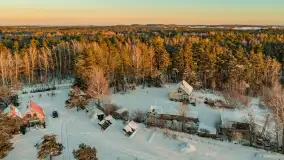 Jezioro Dargin i okolice Nowego Harszu o zachodzie słońca, styczeń 2026 r. - zdjęcie 25