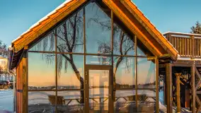 Zachód słońca w Rynie, jezioro Ryńskie, luty 2026 r. - zdjęcie 11