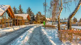 Zachód słońca w Rynie, jezioro Ryńskie, luty 2026 r. - zdjęcie 5