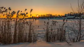 Zachód słońca w Rynie, jezioro Ryńskie, luty 2026 r. - zdjęcie 38