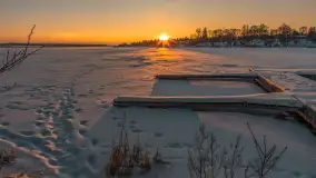 Zachód słońca w Rynie, jezioro Ryńskie, luty 2026 r. - zdjęcie 37