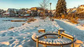 Zachód słońca w Rynie, jezioro Ryńskie, luty 2026 r. - zdjęcie 33