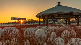 Zachód słońca w Rynie, jezioro Ryńskie, luty 2026 r. - zdjęcie 45