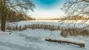 Mazurska zima przy przeprawie promowej, Wierzba, luty 2026 r. - zdjęcie 3