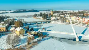 Mikołajki i zima dekady z drona, luty 2026 r. - zdjęcie 1