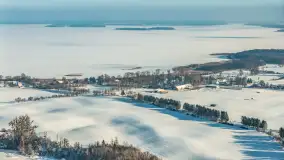 Okolice Wierzby i jeziora Bełdany w okowach zimy, luty 2026 r. - zdjęcie 19