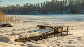 Jezioro Tyrkło, polana Wydra w zimowej odsłonie, luty 2026 r. - zdjęcie 18