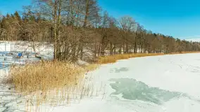 Wydminy i most garbaty w okowach mazurskiej zimy, luty 2026 r. - zdjęcie 16