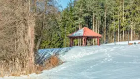 Wydminy i most garbaty w okowach mazurskiej zimy, luty 2026 r. - zdjęcie 12
