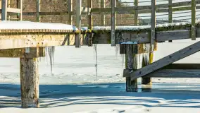 Wydminy i most garbaty w okowach mazurskiej zimy, luty 2026 r. - zdjęcie 40