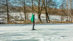 Wydminy i most garbaty w okowach mazurskiej zimy, luty 2026 r. - zdjęcie 6