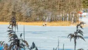 Wydminy i most garbaty w okowach mazurskiej zimy, luty 2026 r. - zdjęcie 32