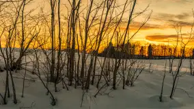 Zachód słońca nad łąkami i polami, okolice Marcinowej Woli - zdjęcie 13