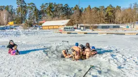 Orzysz i... orzyskie morsy nad jeziorem Orzysz w zimowej scenerii - zdjęcie 10