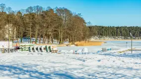 Orzysz i... orzyskie morsy nad jeziorem Orzysz w zimowej scenerii - zdjęcie 4