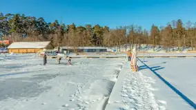 Orzysz i... orzyskie morsy nad jeziorem Orzysz w zimowej scenerii - zdjęcie 15
