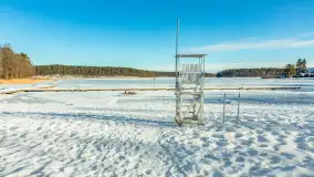 Orzysz i... orzyskie morsy nad jeziorem Orzysz w zimowej scenerii - zdjęcie 35