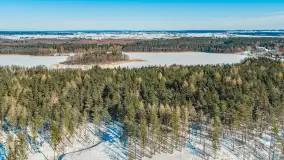 Wydminy i jezioro Wydmińskie z lotu ptaka, luty 2026 r. - zdjęcie 5