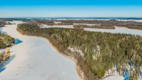 Wydminy i jezioro Wydmińskie z lotu ptaka, luty 2026 r. - zdjęcie 24