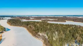 Wydminy i jezioro Wydmińskie z lotu ptaka, luty 2026 r. - zdjęcie 8