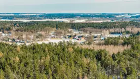 Wydminy i jezioro Wydmińskie z lotu ptaka, luty 2026 r. - zdjęcie 17